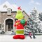 18' Gemmy Airblown Inflatable Colossal Grinch Holding "Naughty or Nice" Ornament Christmas Yard Decoration 113209
